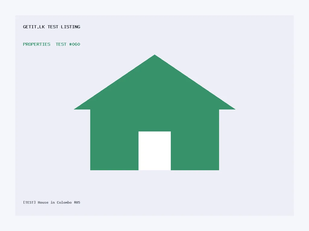 [TEST] House in Colombo #05