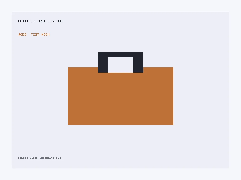 [TEST] Sales Executive #04