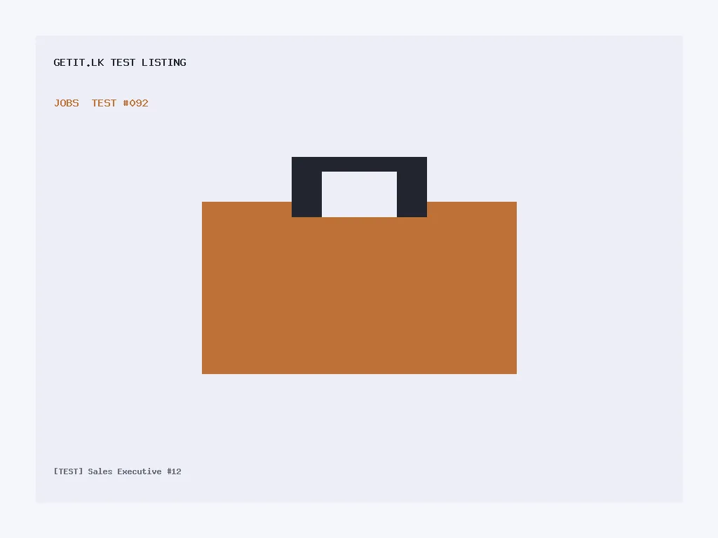 [TEST] Sales Executive #12